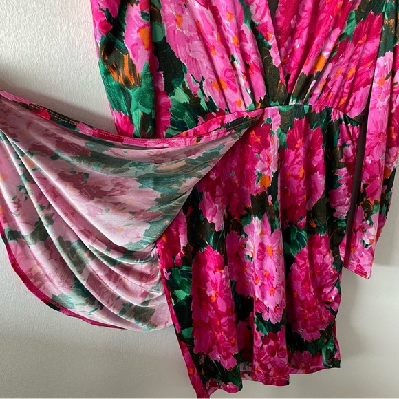 Ronny Kobo Talon Dress In Fuchsia - Picture 7 of 13